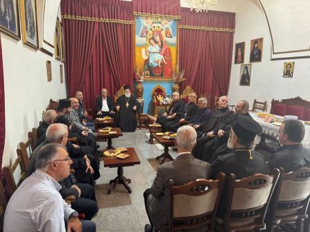 لقاء رسمي يجمع رؤساء الطوائف المسيحية في الناصرة مع رئيس بلدية الناصرة